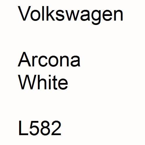 Volkswagen, Arcona White, L582.